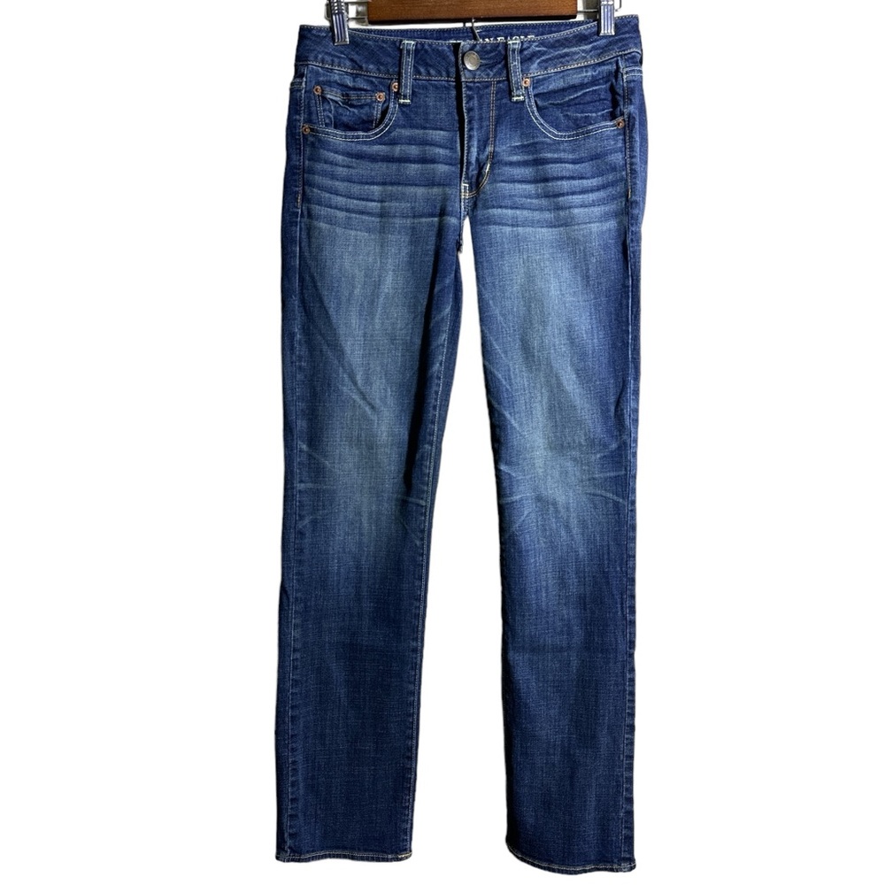 American Eagle Outfitters Blue Straight Leg Jeans